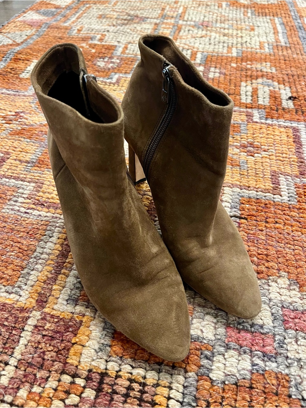 Antonio Melania Brown Suede Bootie size 8.5